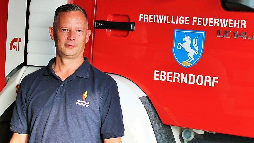 Engagiert sich seit dem Jahr 2015 ehrenamtlich bei der Feuerwehrjugend: Wolfgang Mero