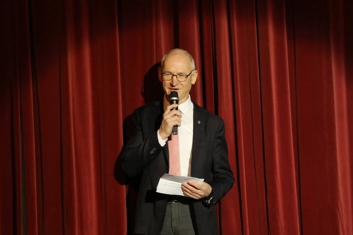 Präsident Franz Summer vom veranstaltenden Lions-Club.