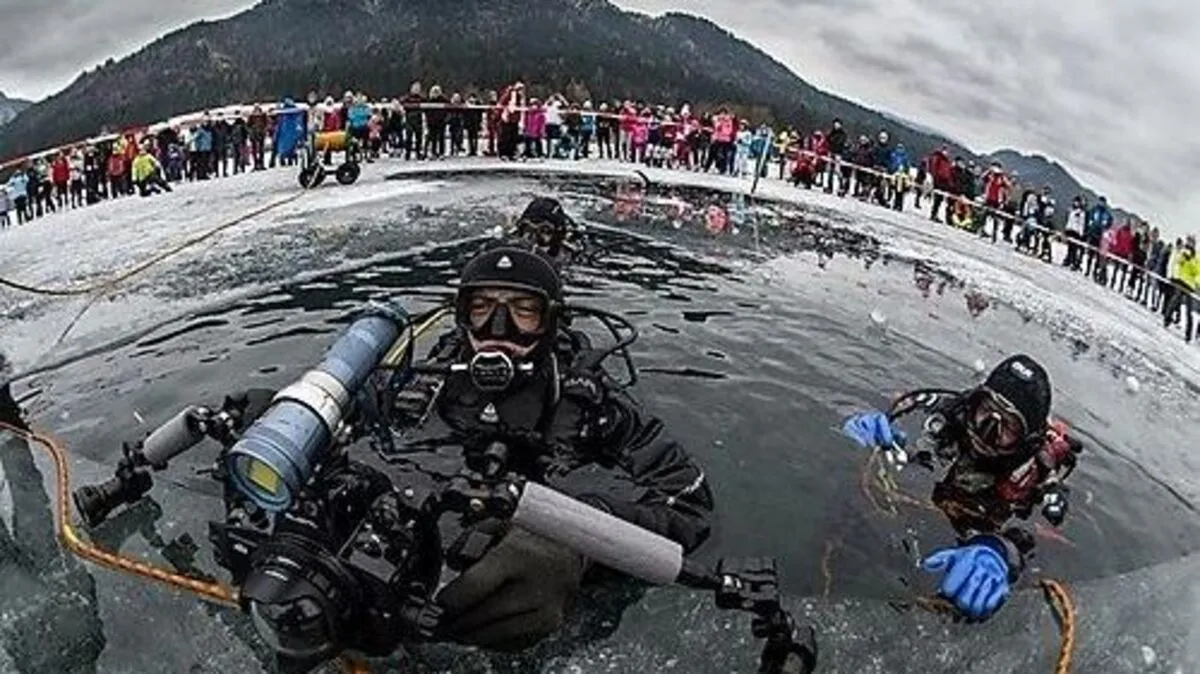 40 Teilnehmer aus sechs Nationen nahmen bei den Unterwasser-Fototagen am Weißensee teil