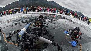 40 Teilnehmer aus sechs Nationen nahmen bei den Unterwasser-Fototagen am Weißensee teil