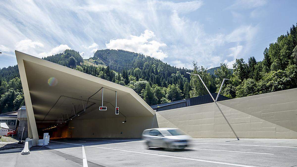 Der Vorfall ereignete sich im Bereich des Gleinalmtunnel-Nordportals in St. Michael