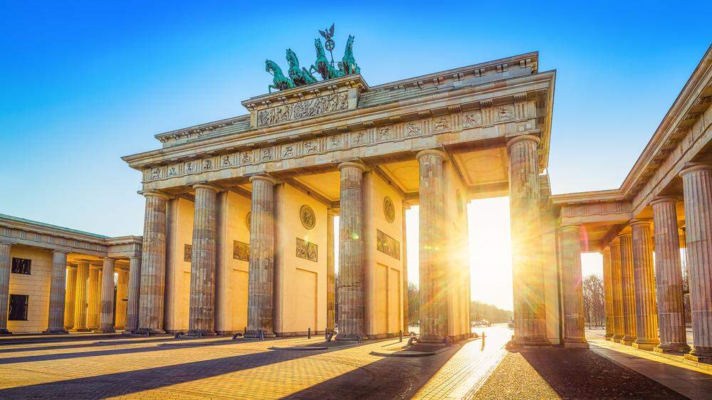 Ein stiller Ort an einem der hektischsten Orte in Berlin: dem Brandenburger Tor