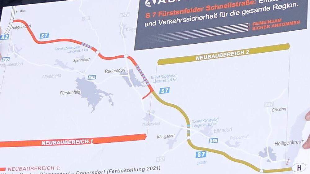 Die vorbereitenden Arbeiten für den Tunnel Rudersdorf beginnen Ende Jänner 2019