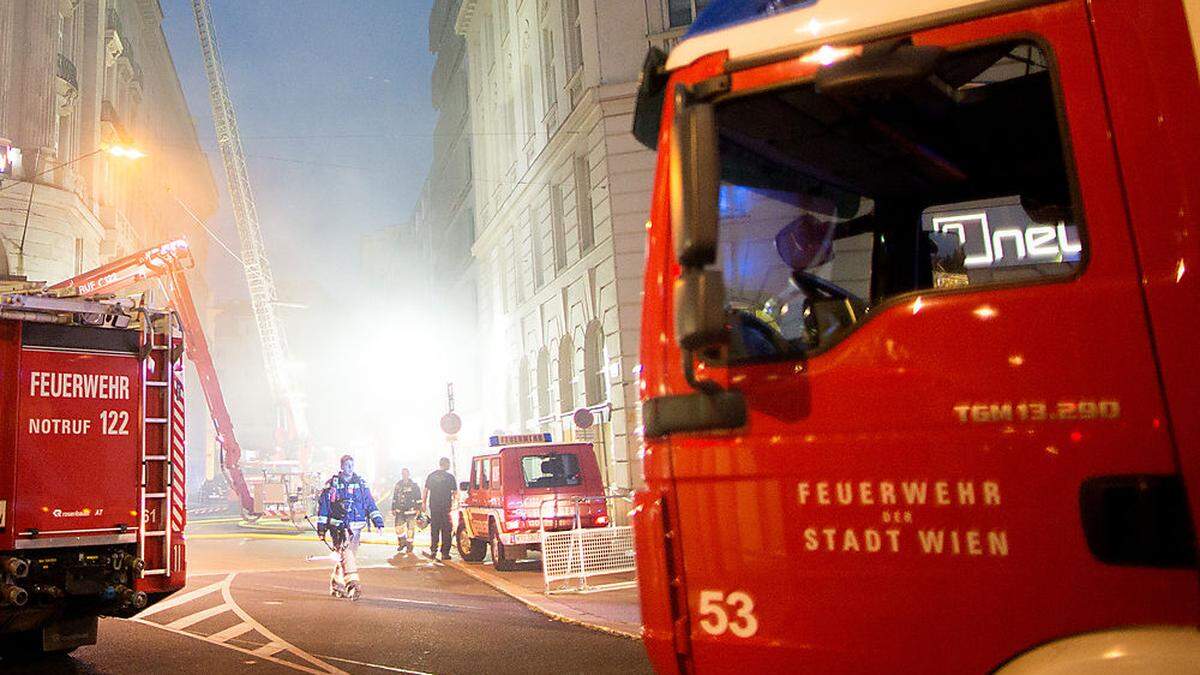 Themenbild: Brand in Wien