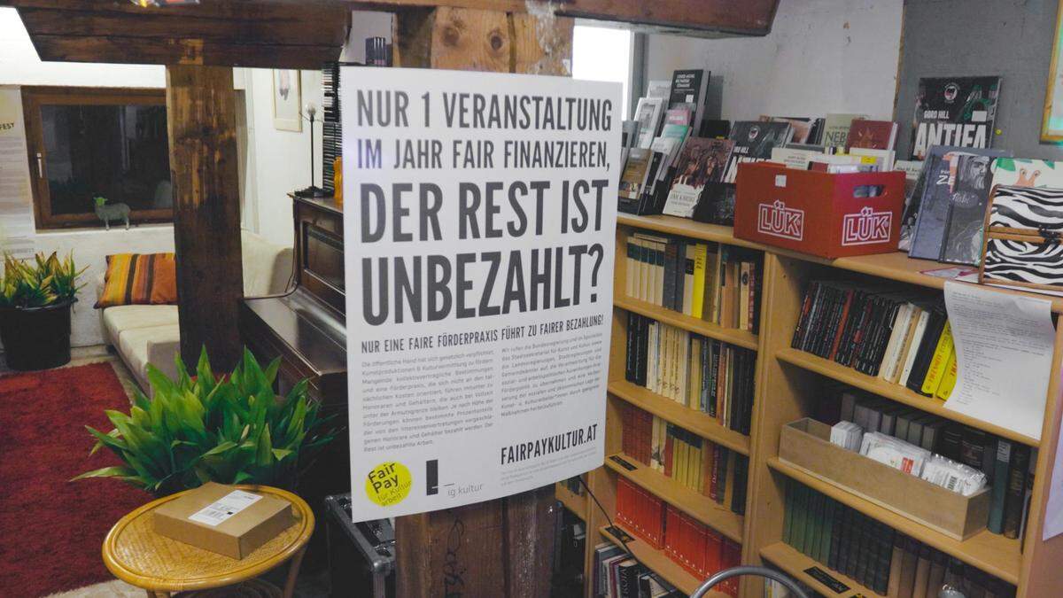 Der Container 25 in Wolfsberg rief mit einem „gerecht bezahltem“ Konzert zum Fair-Pay-Day