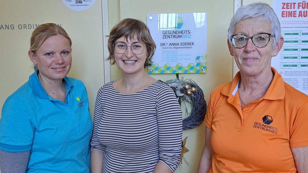 Sandra Schirnhofer, Anna Ederer und Franziska Maurer