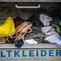 Altkleidercontainer (Symbolbild aus Deutschland)