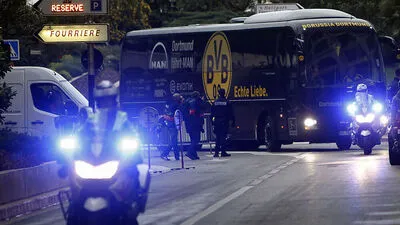 Der BVB-Bus wurde am 11. April 2017 attackiert