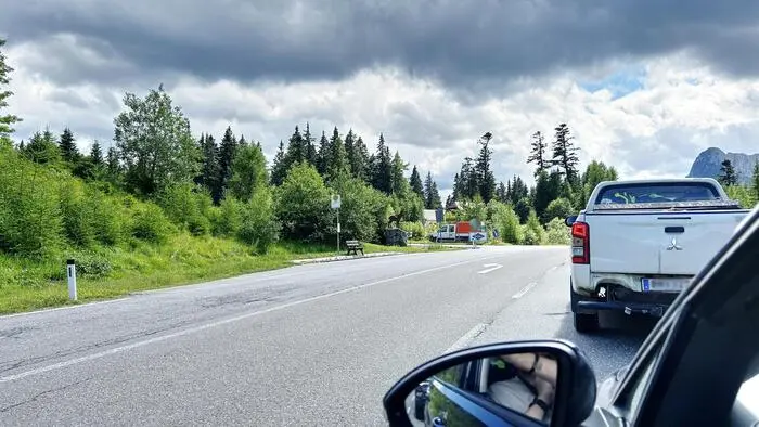 Am Seeberg muss man derzeit an der Ampel warten, im August ist die Strecke für drei Tage komplett gesperrt