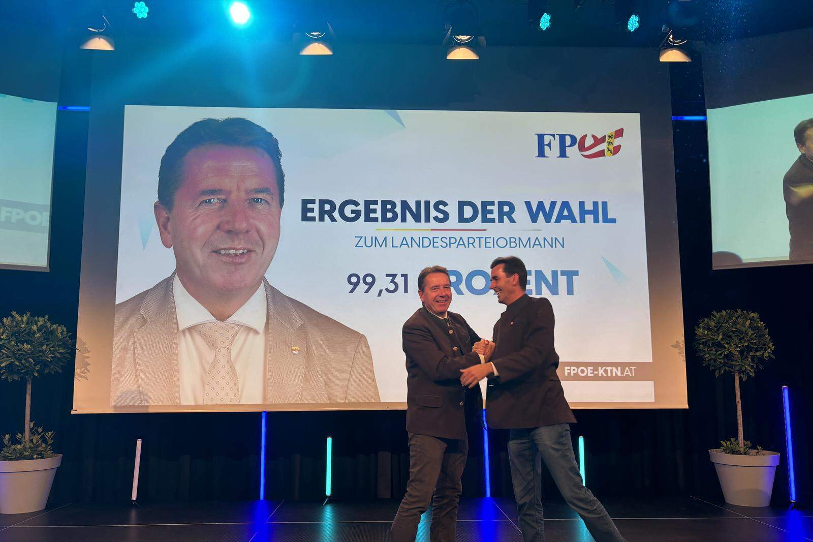 Erwin Angerer ist der 13. Parteichef der Kärntner FPÖ