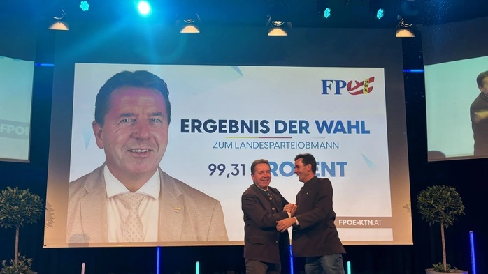 Erwin Angerer ist der 13. Parteichef der Kärntner FPÖ