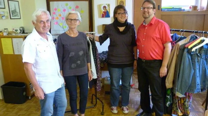 Engagierte Runde. Franz Hartinger, Edith Bischoff, Marianne Pratl-Zebinger und Walter Schreiber