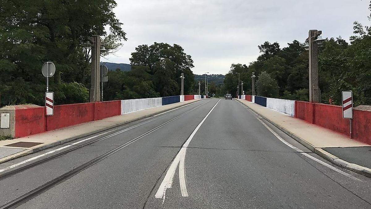 Die Brücke in Graz-Weinzödl