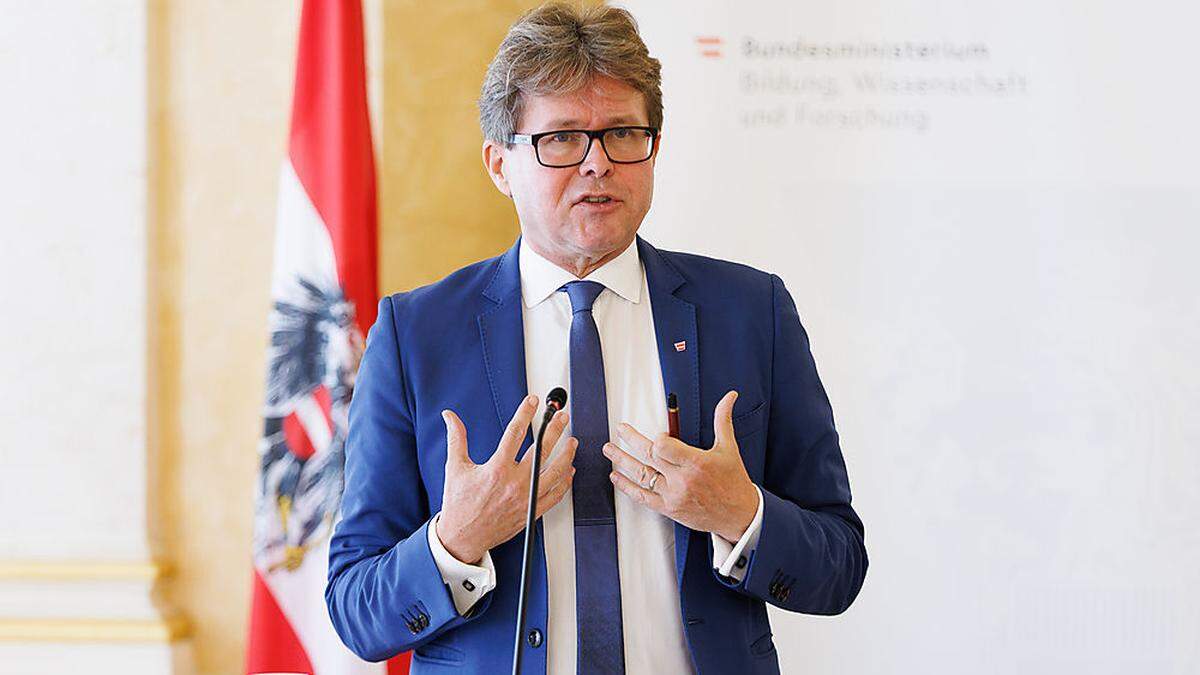 Bildungsminister Martin Polaschek (ÖVP) 