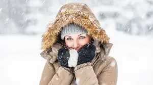 Sujet, Feature, Kälte, Wetter, winterlich, Schneefall, Wetter, Winter, Schnee, Pogusch, aufgenommen am 05.01.2019