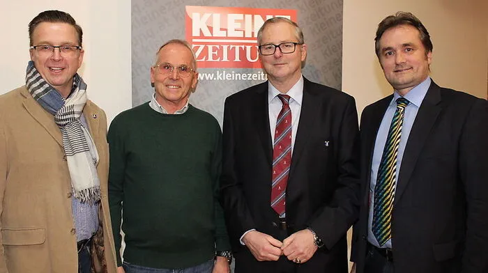 Helmut Linhart, Alois Lipp, Johann Bernsteiner und Bernd Jammernegg werden viel Zeit miteinander verbringen