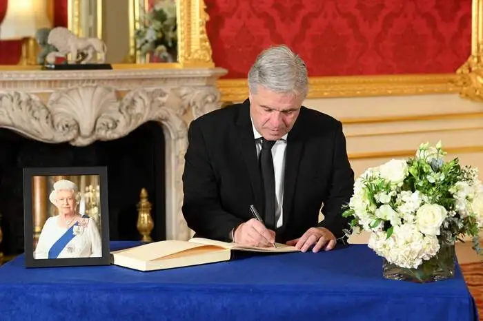 Der Außenminister von Urugay, Francisco Bustillo