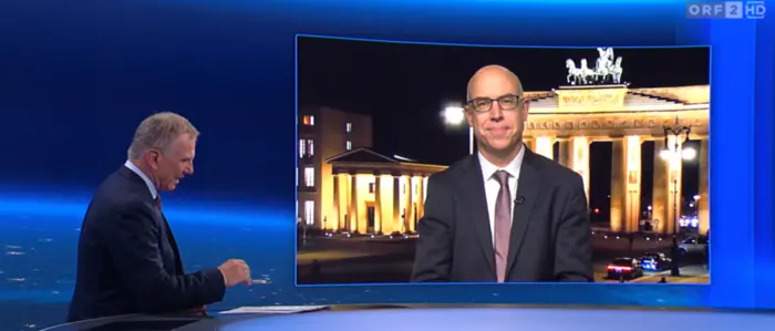 Wifo-Chef Gabriel Felbermayr im ZiB2-Gespräch mit Armin Wolf