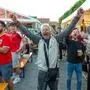 Trotz der frühen Stunde herrschte ausgelassene Stimmung