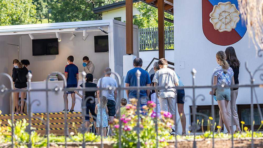 Andrang bei Tests in Osttirol