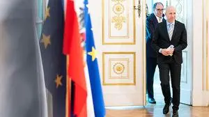 In Sachen Inflation nicht immer einig: Minister Kocher und Rauch