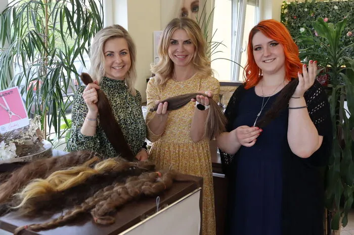 Geschäftsinhaberin Claudia Auner (Mitte) mit ihren Kolleginnen Melanie Payer und Kristina Maier