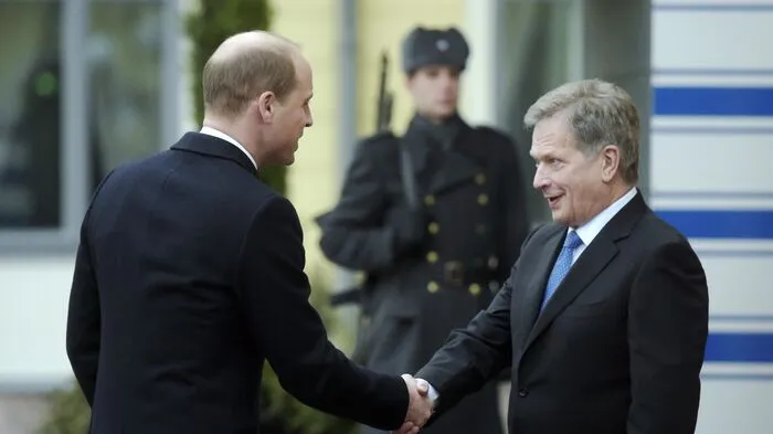 Der britische Prinz William war zu Besuch in Finnland.