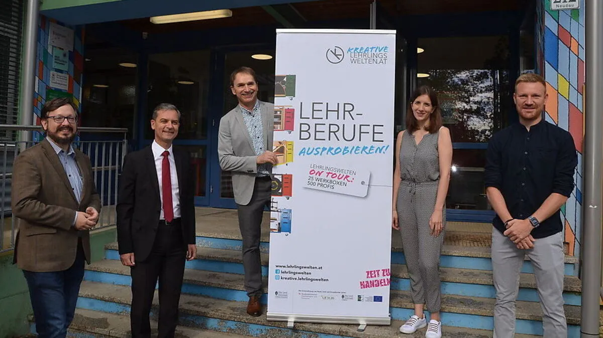 Wolfgang Schöffmann, Wolfgang Dolesch, Andreas Grubbauer, Erika Reisenegger und Wolfgang Waldl