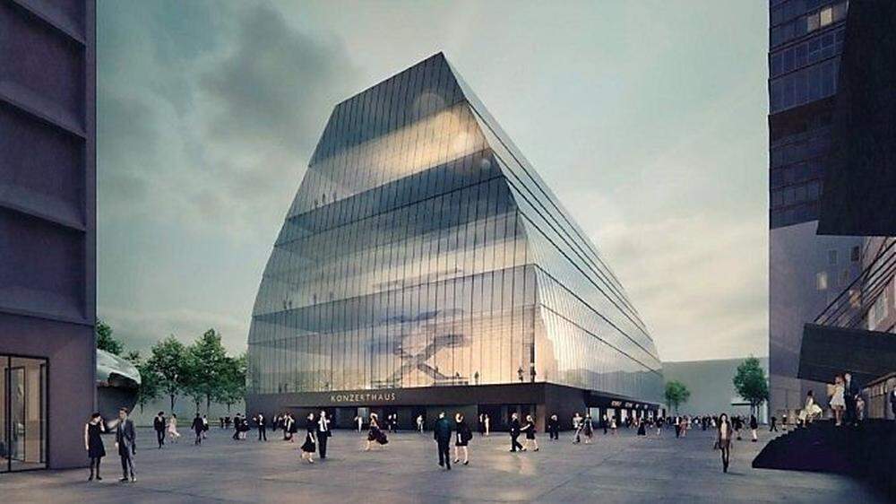 Große Glashülle für das neue Münchner Konzerthaus