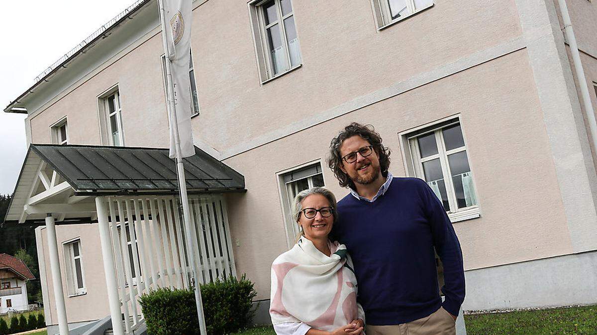 Tatjana Sagernik-Kovačič und Gregor Kovačič bringen frischen Wind in die Volksschule  Loibach	