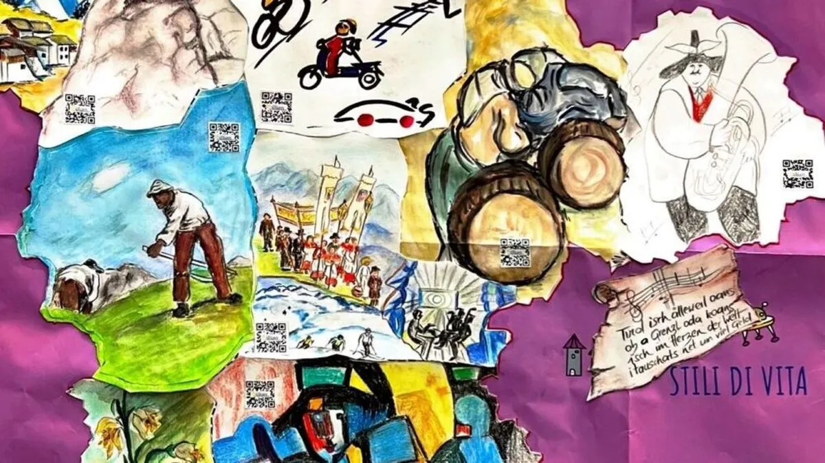 Schüler versuchten Werke von bekannten Künstlern der Region nachzumalen