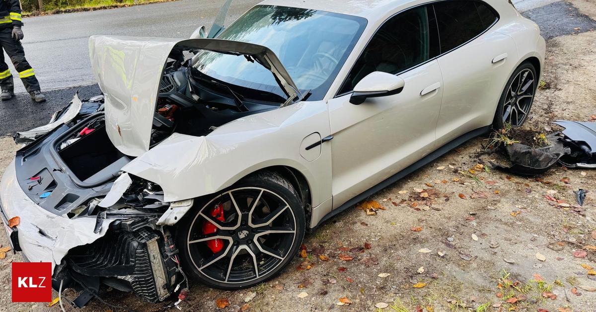 E-Auto-prallte-gegen-Leitschiene-Lenker-zun-chst-nicht-auffindbar