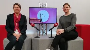 Diätologin Elisabeth Pail und Gesundheits-Redakteurin Martina Marx