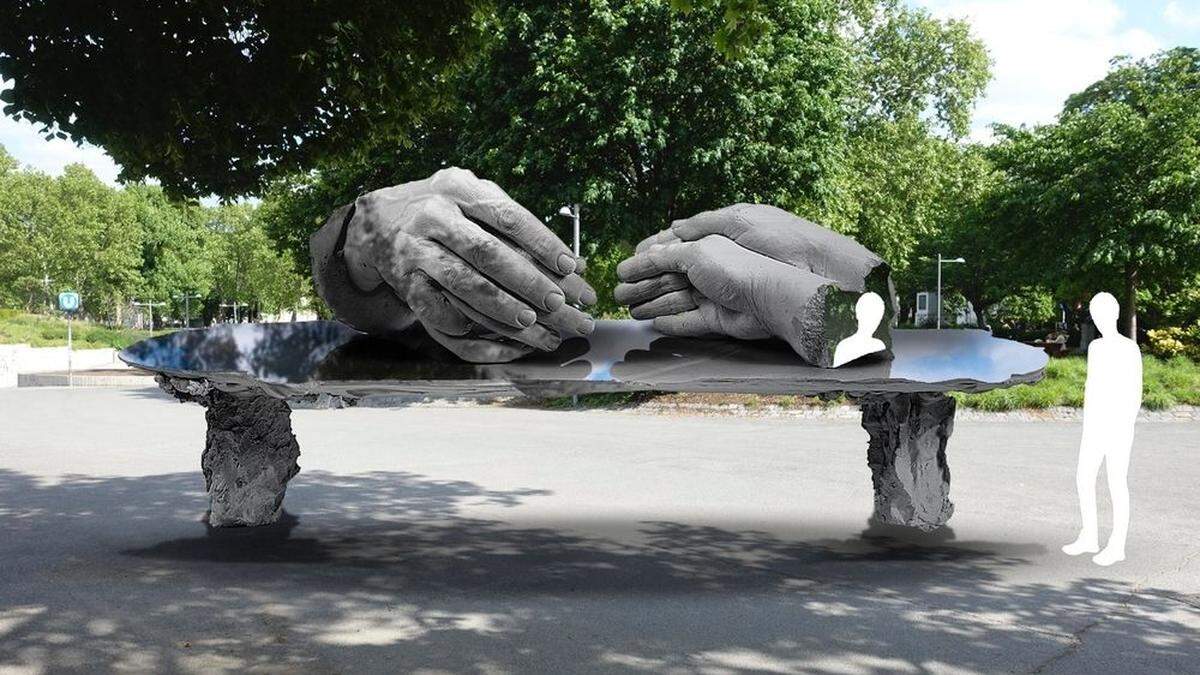 Marc Quinns Entwurf für das in Wien geplante Denkmal