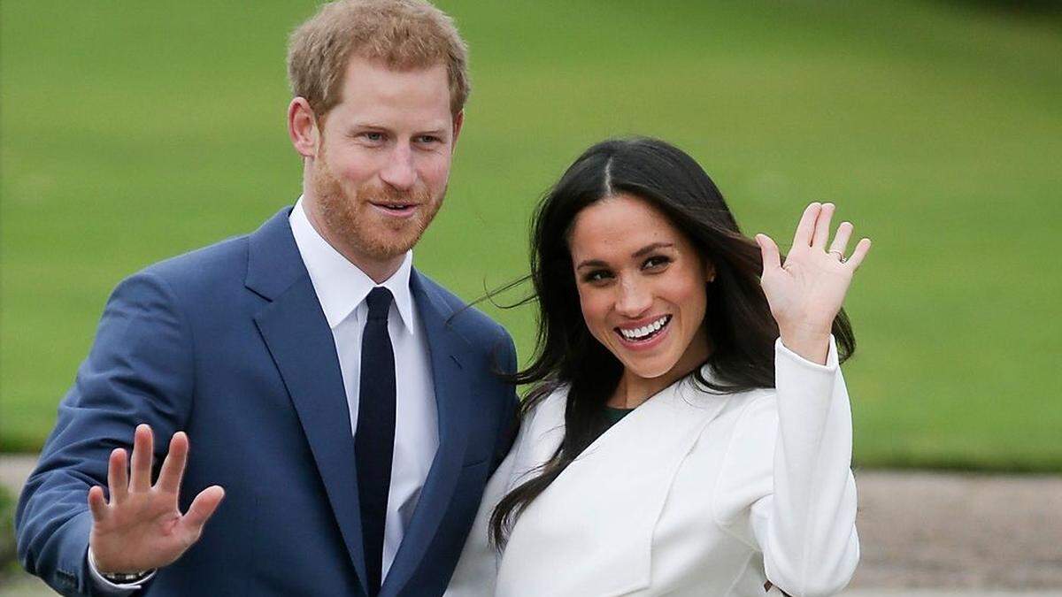 Prinz Harry und seine Verlobte Meghan Markle