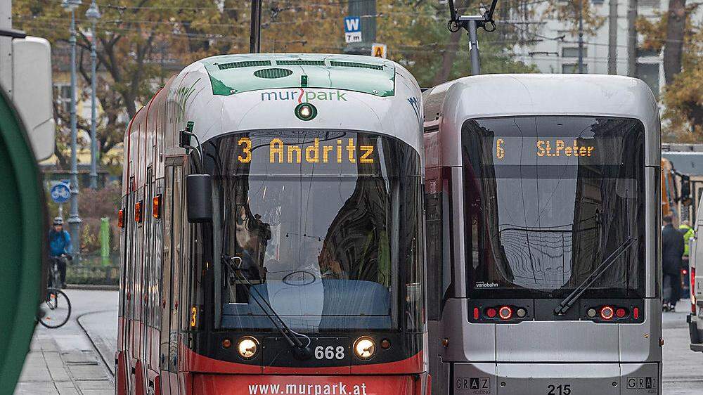 Immer mehr Straßenbahnen sollen in Graz unterwegs sein.