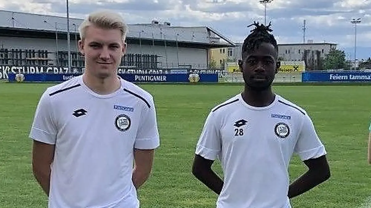 Oliver Bacher und Winfred Amoah