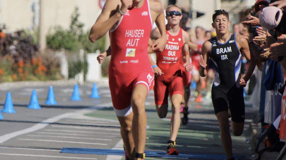 Jonas Hauser bei der Europameisterschaft in Frankreich 