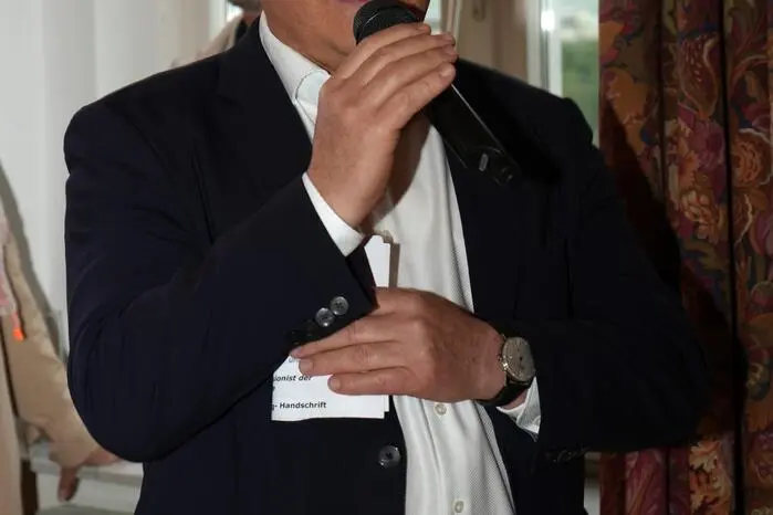 Der Grazer Kulturmanager Hans Baumgartner hielt die Laudatio.