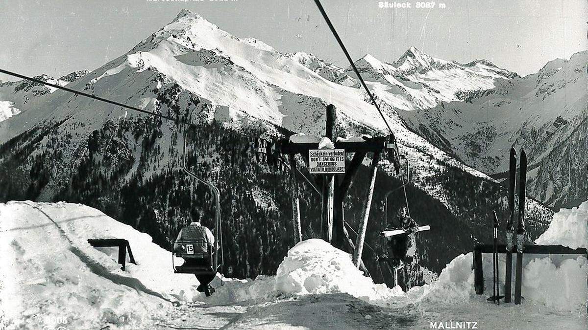 160 Personen pro Stunde transportierte der Sessellift ins damals sehr bekannte Skigebiet Häusleralm