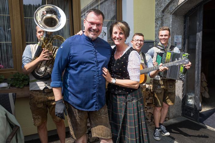 Derzeit auf Platz zwei: Jürgen und Patricia Brandner vom „Landgasthof Zeilinger“