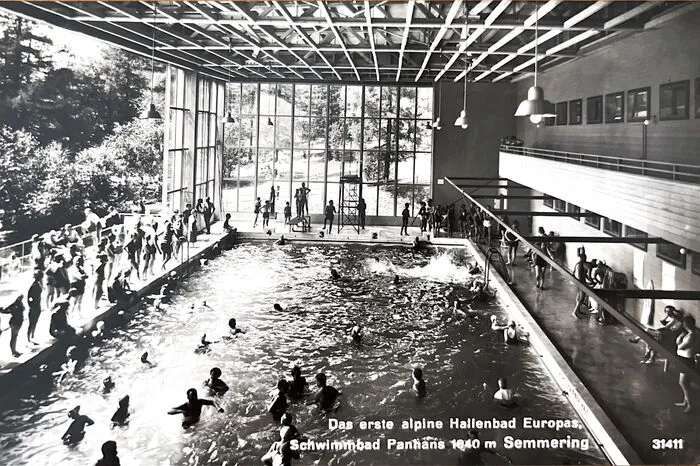 Das erste alpine Hallenbad auf 1040 Meter Seehöhe