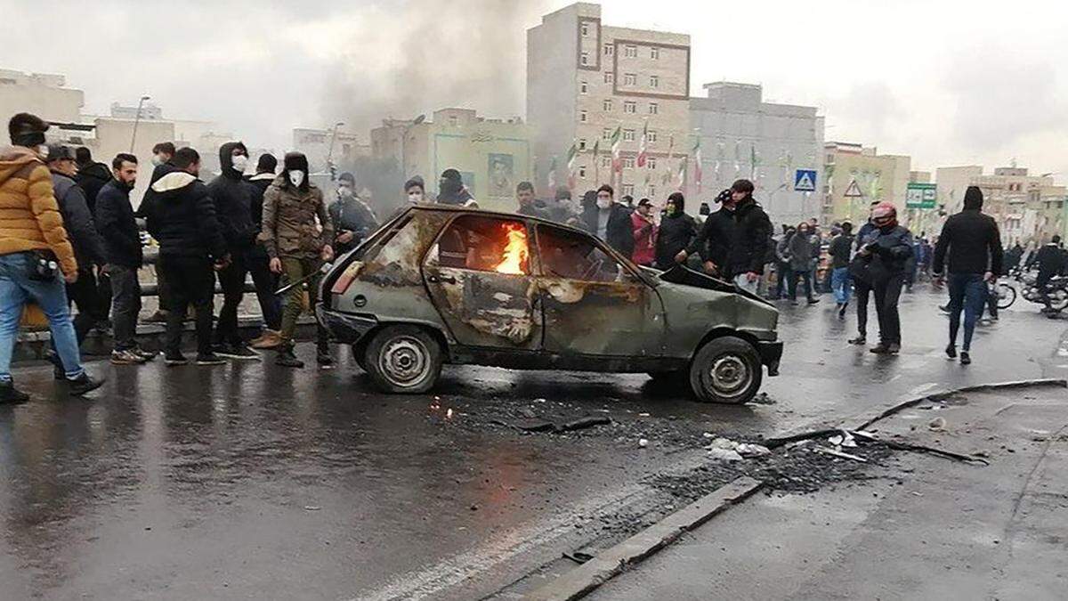 Aufnahme von den Protesten 2019