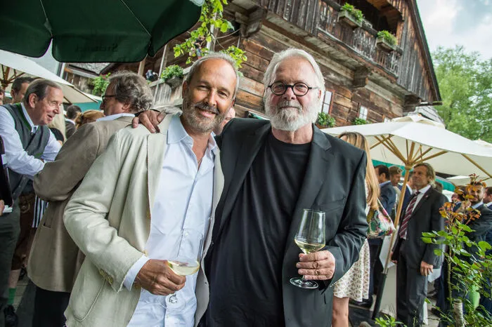 Staatspreis-Träger unter sich: Erwin Wurm und Gerhard Roth