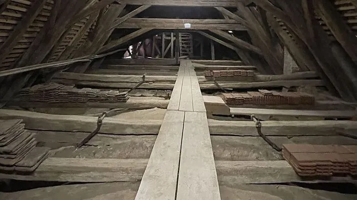 Der Sanierungslärm im Dachstuhl der Riegersburg ist wieder vorbei