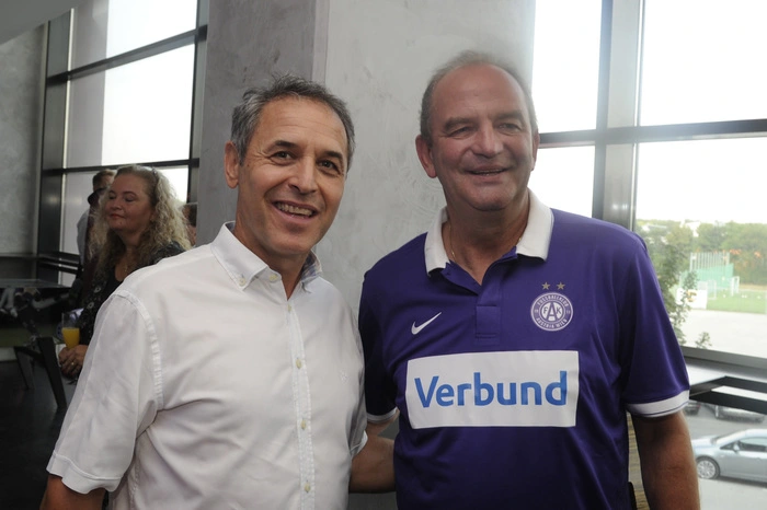 Einigkeit. Herbert Prohaska gehörte einst zu den Kritikern, er revidierte seine Meinung, Hans Krankl nicht.