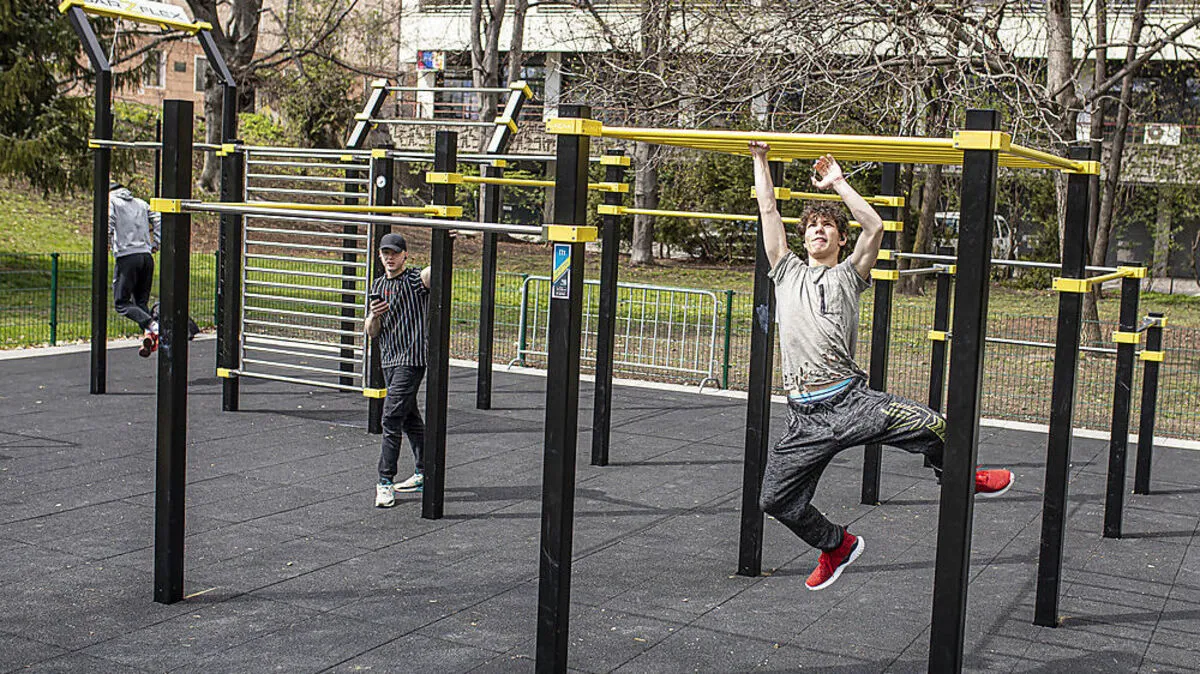 In den Calisthenics-Park im  Stadtgraben investierte die Stadt 90.000 Euro.