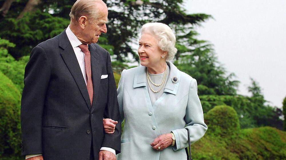 Eines der seltenen gemeinsamen Fotos: Prinz Philip und Queen Elizabeth II.