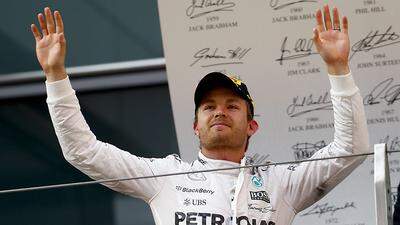 Nico Rosberg wurde beim GP von China hinter Lewis Hamilton Zweiter