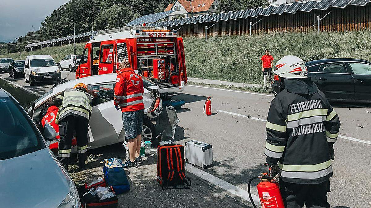 Unfall auf der B73